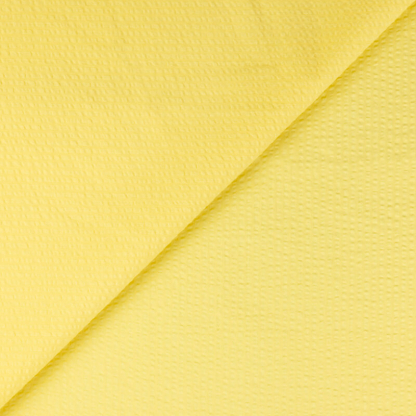 Seersucker 100% coton – Jaune