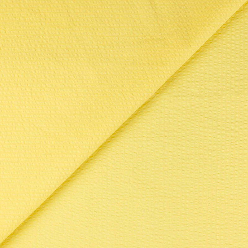 Seersucker 100% coton – Jaune