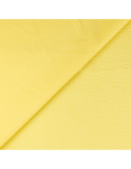 Seersucker 100% coton – Jaune