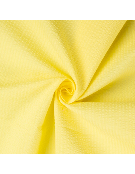 Seersucker 100% coton – Jaune
