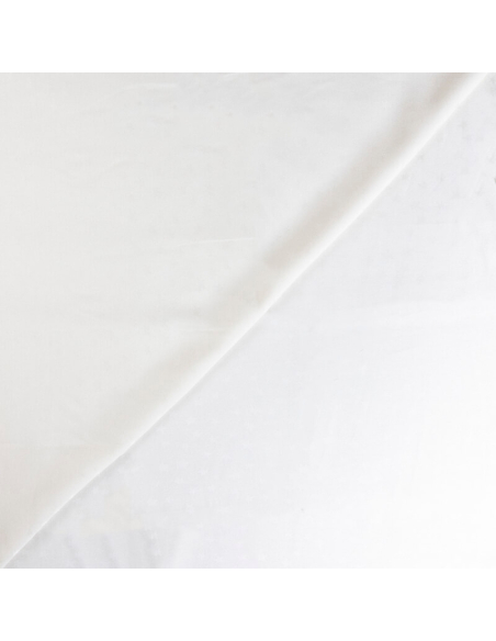 Crêpe 100% viscose jacquard – étoiles écrues
