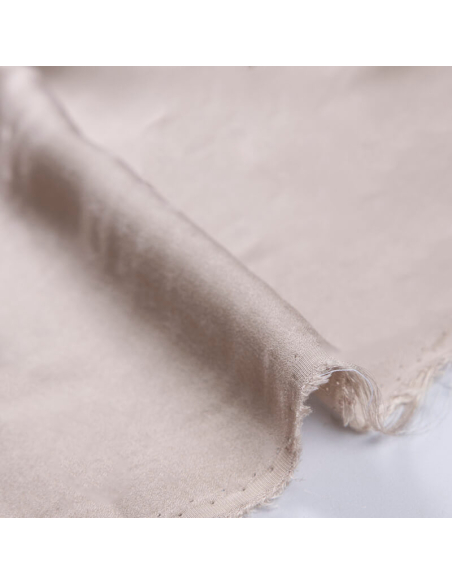 Crêpe 100% viscose jacquard – étoiles beiges