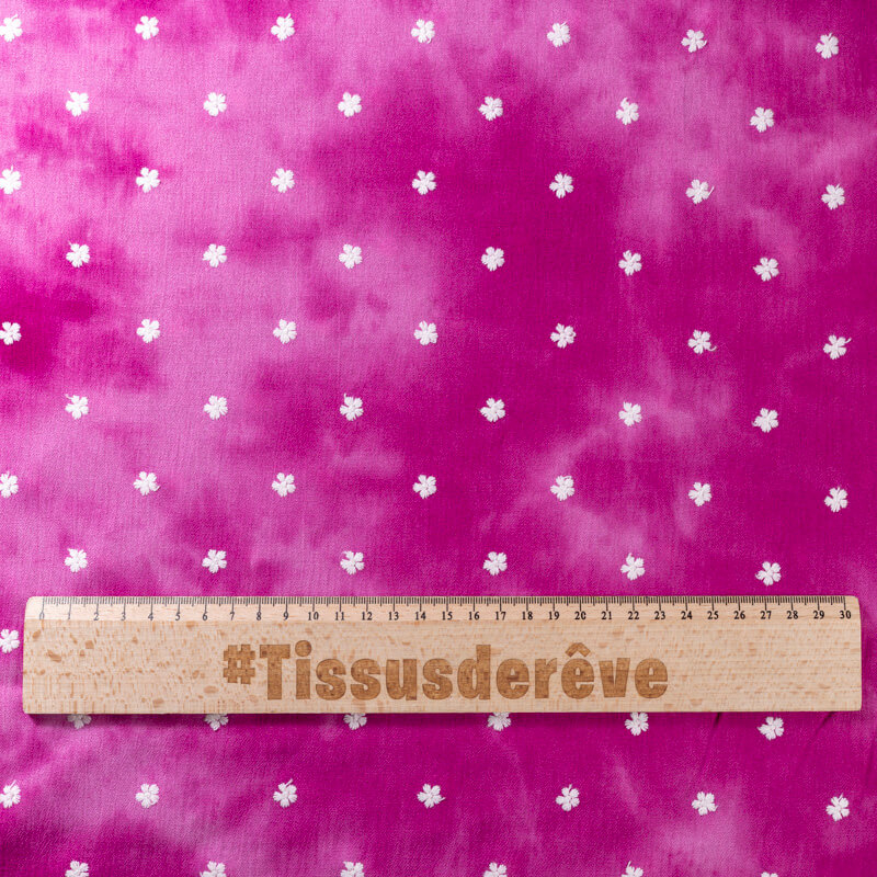 Crêpon 100% viscose – tie and dye...