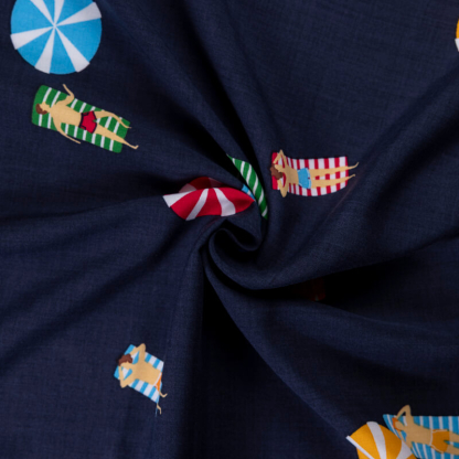 Étoffe 100% viscose – Plage... 2