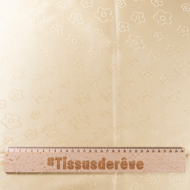 Doublure jacquard acétate & viscose -...