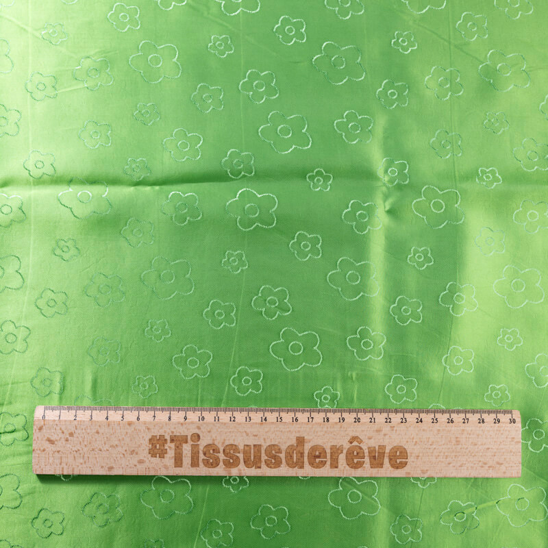 Doublure jacquard acétate & viscose -...