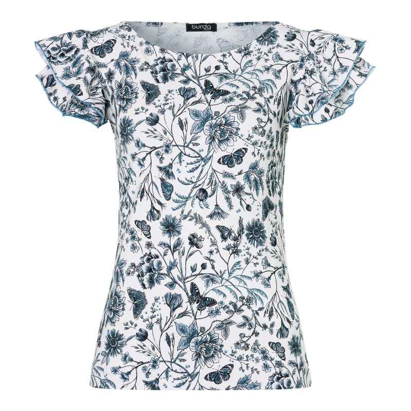Patron Burda 5629 - Top femme facile...