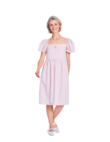 Patron Burda 5630 - Robe femme facile à coudre, coupe moderne et féminine