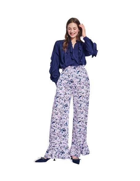 Patron Burda 5631- Pantalon, short et skort femme à volants, taille élastique