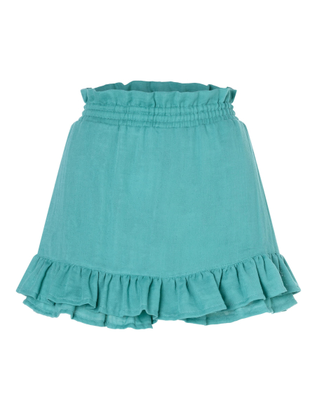 Patron Burda 5631- Pantalon, short et skort femme à volants, taille élastique