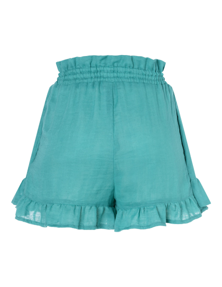 Patron Burda 5631- Pantalon, short et skort femme à volants, taille élastique