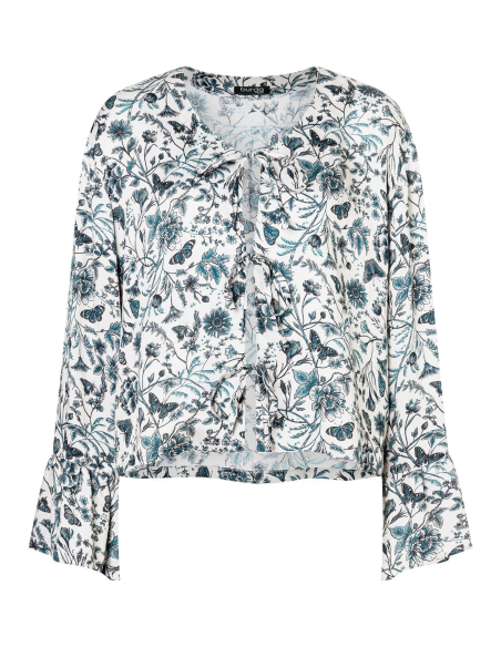 Patron Burda 5632 - Blouse femme facile à coudre, style bohème et manches ballon