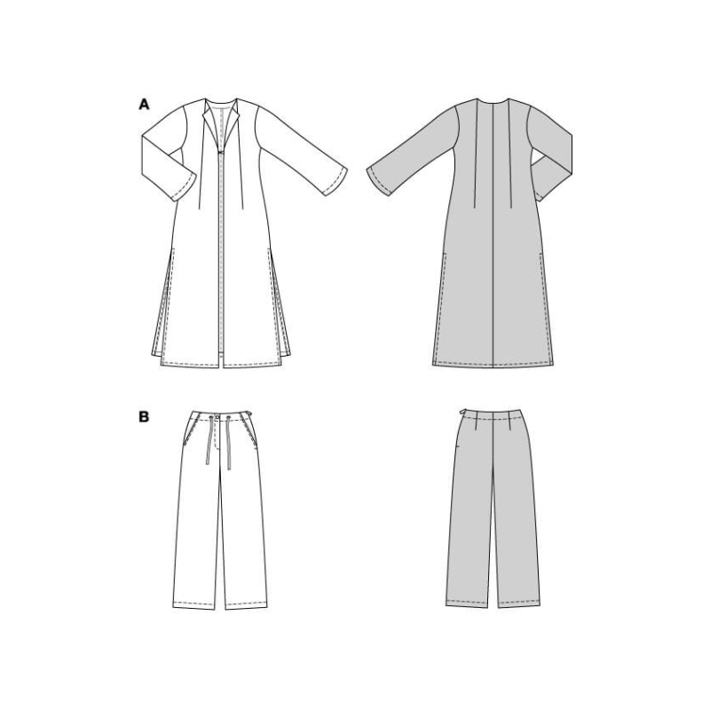 Patron Burda 5633 - Veste et pantalon...