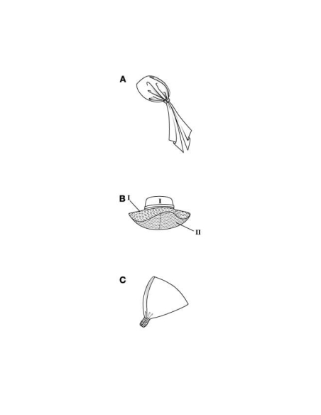Patron Burda 5634 - Accessoires femme couvre-chef, chapeau et fichu faciles à coudre