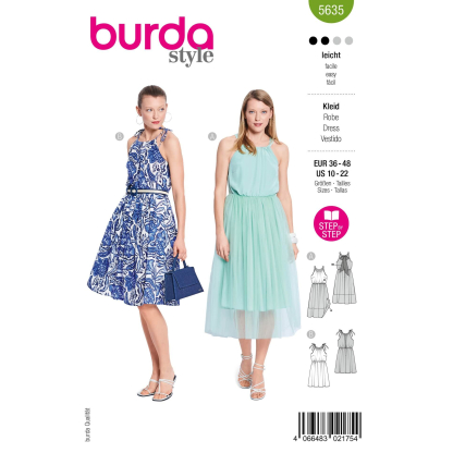 Patron Burda 5635 - Robe...