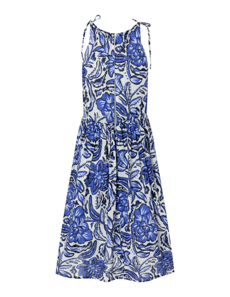 Patron Burda 5635 - Robe femme estivale à bretelles avec nœuds réglables