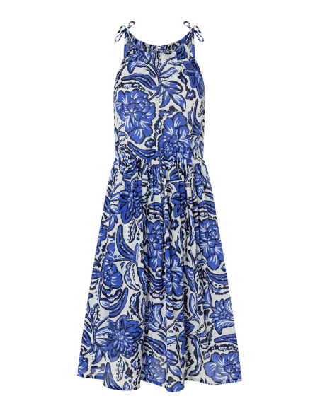 Patron Burda 5635 - Robe femme estivale à bretelles avec nœuds réglables