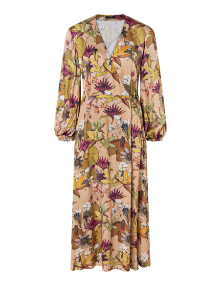 Patron Burda 5637 - Robe femme élégante à variations d’encolures et de manches