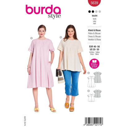 Patron Burda 5639 - Robe...