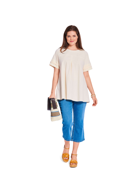 Patron Burda 5639 - Robe ample et blouse femme élégante