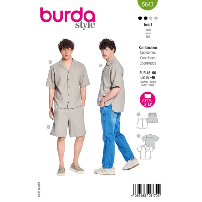 Patron Burda 5640 - Chemise...