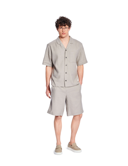 Patron Burda 5640 - Chemise et short homme décontracté été