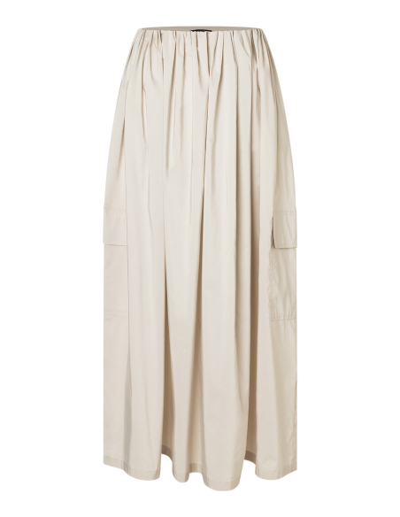 Patron Burda 5643 - Jupe femme estivale à plis ou taille coulissée