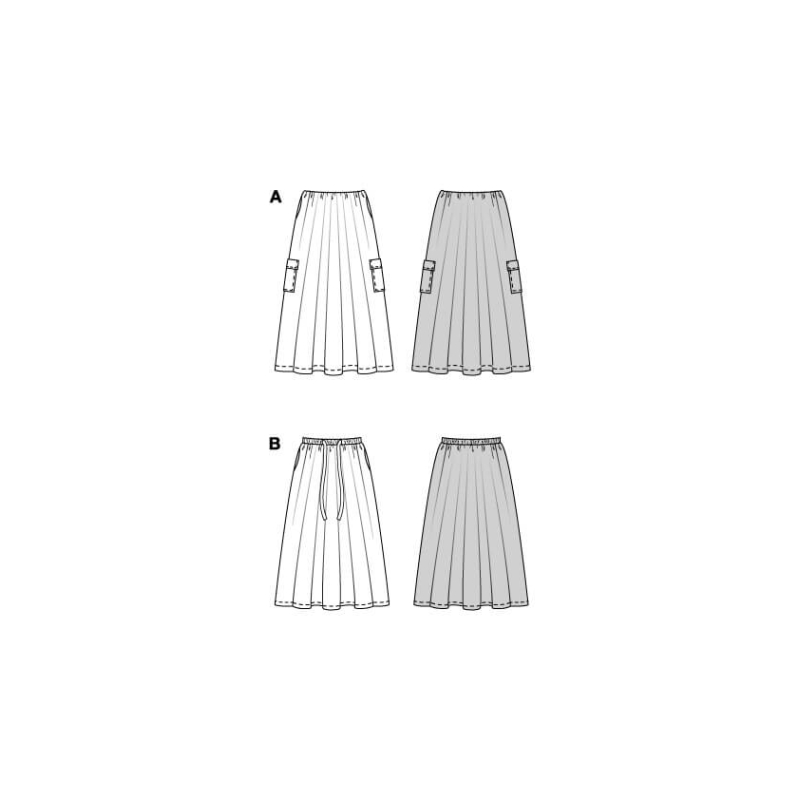 Patron Burda 5643 - Jupe femme...