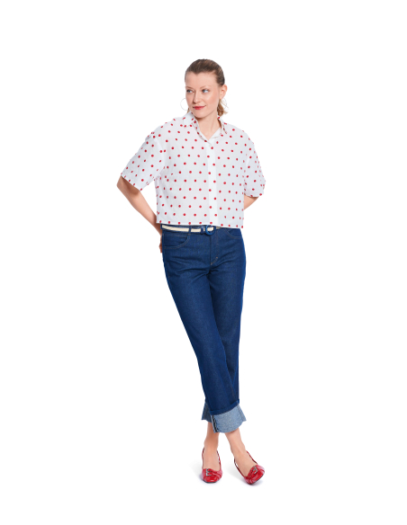 Patron Burda 5644 -Robe sans manches et blouse femme moderne