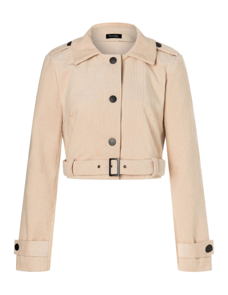 Patron Burda 5647 - Veste et manteau femme, 3 styles tendance
