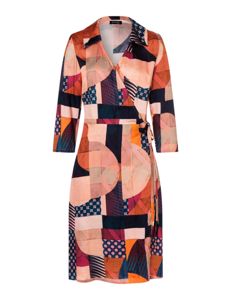 Patron Burda 5648 - Robe portefeuille femme, 3 longueurs élégantes