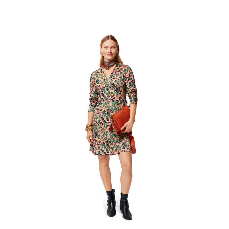 Patron Burda 5648 - Robe portefeuille...