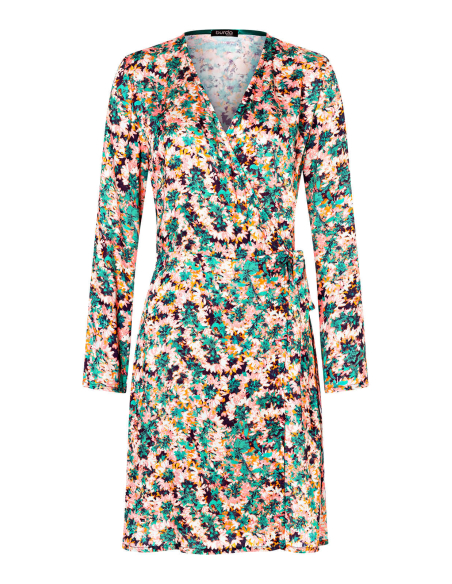 Patron Burda 5648 - Robe portefeuille femme, 3 longueurs élégantes