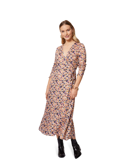 Patron Burda 5648 - Robe portefeuille femme, 3 longueurs élégantes