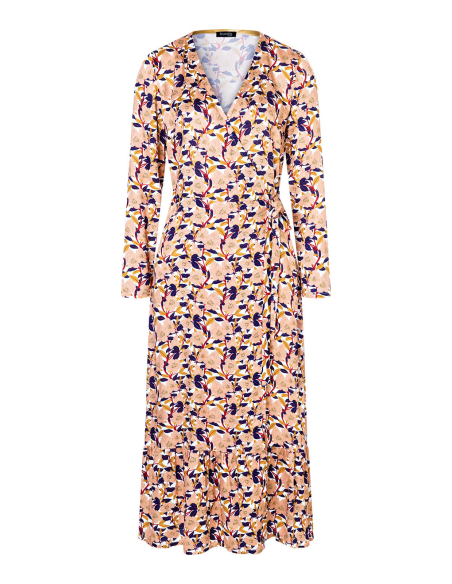 Patron Burda 5648 - Robe portefeuille femme, 3 longueurs élégantes