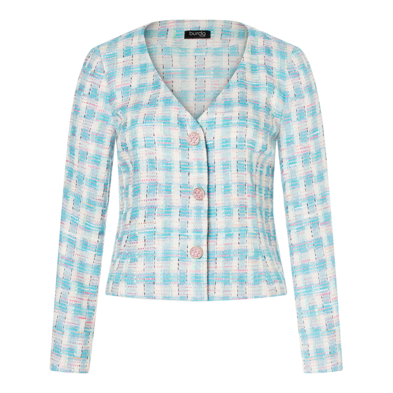 Patron Burda 5649 - Veste femme type...