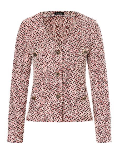 Patron Burda 5649 - Veste femme type blazer sans col élégant