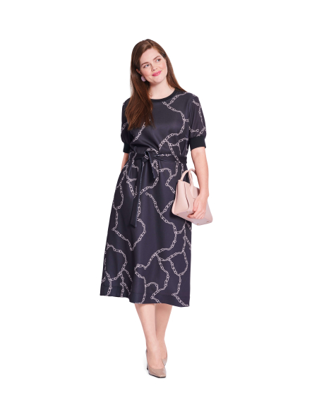 Patron Burda 5651 - Robe t-shirt et sweat à capuche femme