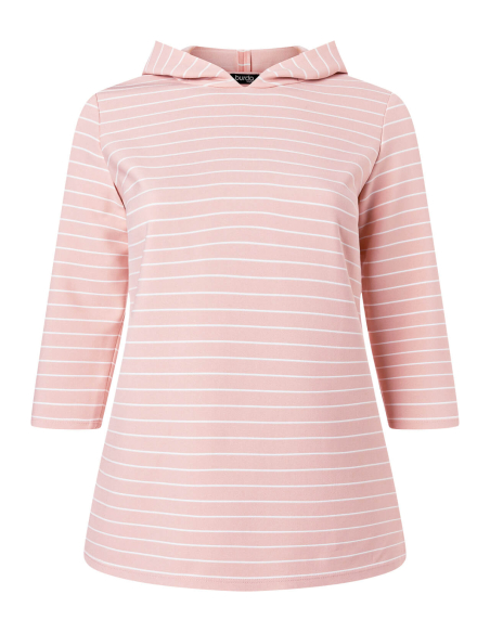 Patron Burda 5651 - Robe t-shirt et sweat à capuche femme