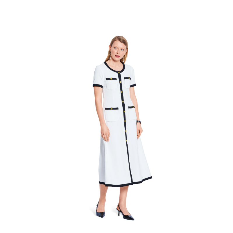 Patron Burda 5652 - Robe et cardigan...