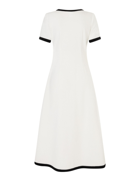 Patron Burda 5652 - Robe et cardigan femme en maille élégante