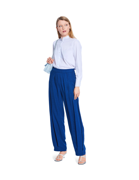 Patron Burda 5654 - Pantalon et short femme à plis élégants