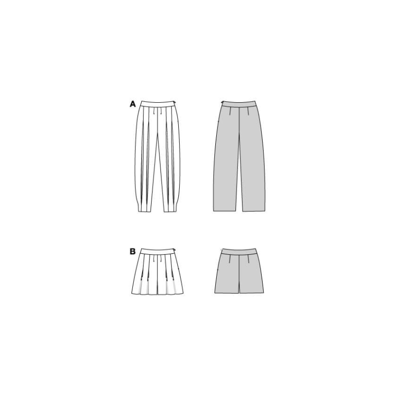 Patron Burda 5654 - Pantalon et short...