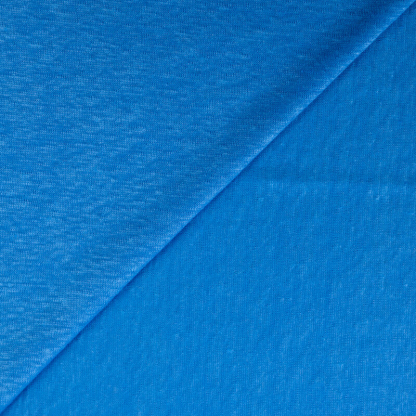 Jersey 100% lin - Azur