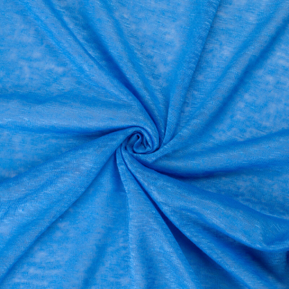 Jersey 100% lin - Azur 2