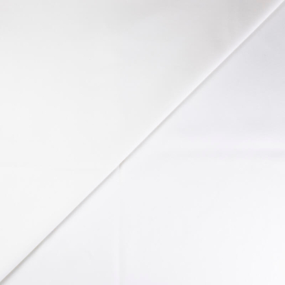 Gabardine émerisée coton lyocell et élasthanne - Blanc cassé