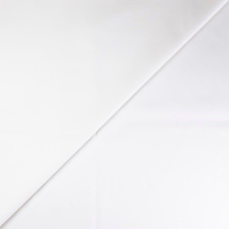 Gabardine émerisée coton lyocell et élasthanne - Blanc cassé