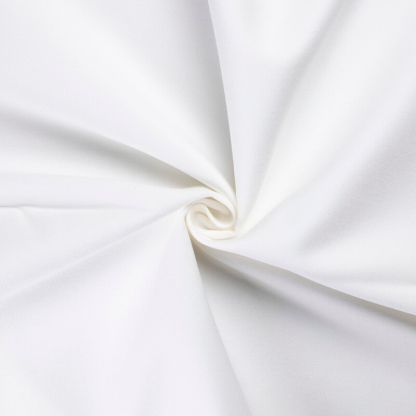 Gabardine émerisée coton lyocell et élasthanne - Blanc cassé 2