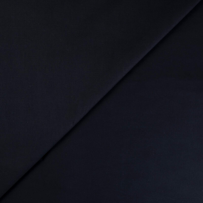 Gabardine émerisée coton et élasthanne - Nuit