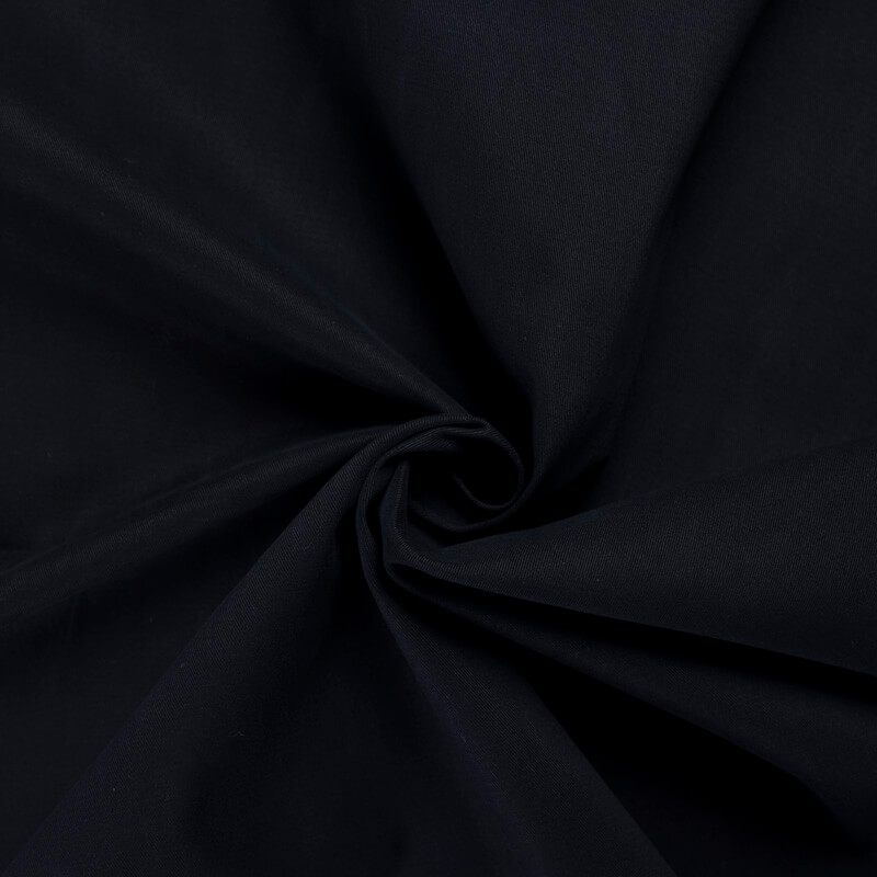 Gabardine émerisée coton et élasthanne - Nuit
